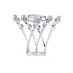 Swirling Diamond Ring