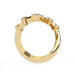 Swirling Diamond Ring