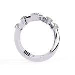 Swirling Diamond Ring