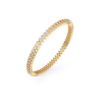 Multi-Row Pave Diamond Bracelet