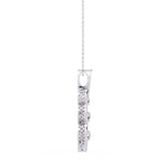 Three-stone diamond drop Pendant