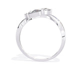 Three Stone Pear Diamond Ring