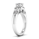 Sparkling Diamond Radiant Anniversary Ring