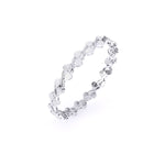 Marquise Cluster Diamond Curve Bangle