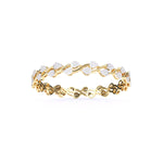 Marquise Cluster Diamond Curve Bangle