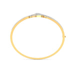 Swirl Design Lab Grown Diamond Bangle