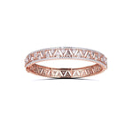 Stylish Triangular Design Diamond Bangle