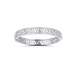 Stylish Triangular Design Diamond Bangle