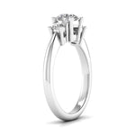 1 Carat Triple Head Diamond Ring