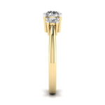 1 Carat Triple Head Diamond Ring