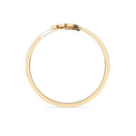 Twist Leaf Diamond Bangle