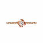 Diamond Flower Double Chain Bracelet