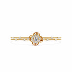 Diamond Flower Double Chain Bracelet