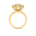 Unique Diamond Cluster Ring