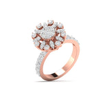 Unique Diamond Cluster Ring