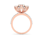 Unique Diamond Cluster Ring