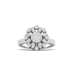 Unique Diamond Cluster Ring