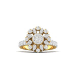 Unique Diamond Cluster Ring