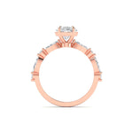 1.5 Carat Oval Solitaire Engagement Ring