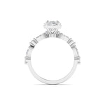 1.5 Carat Oval Solitaire Engagement Ring