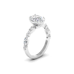 1.5 Carat Oval Solitaire Engagement Ring
