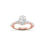1.5 Carat Oval Solitaire Engagement Ring