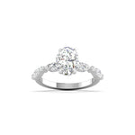 1.5 Carat Oval Solitaire Engagement Ring