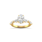 1.5 Carat Oval Solitaire Engagement Ring