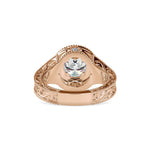 1.5 Carat Split Shank Halo Engagement Ring