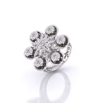 Elegant Floral Diamond Ring