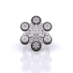 Elegant Floral Diamond Ring