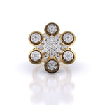 Elegant Floral Diamond Ring