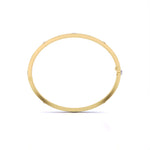Sparkling Diamond Accent Gold Bangle