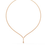 Y-Necklace with Teardrop Accent