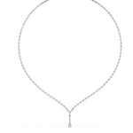 Y-Necklace with Teardrop Accent