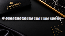 JEWELBOSS Moissanite emerald Bracelet – Unisex