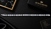 JEWELBOSS Moissanite Tennis Bracelet – Unisex