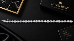 JEWELBOSS Moissanite Tennis Bracelet – Unisex