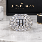 JEWELBOSS Men’s Baguette Iced-Out Ring – Men's Collection