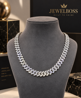 JEWELBOSS SILVER CUBAN CHAIN