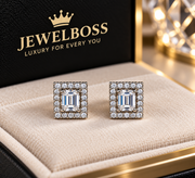 JEWELBOSS SQUARE MENS STUD