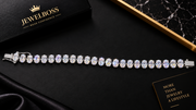 JEWELBOSS Moissanite oval Bracelet – Unisex