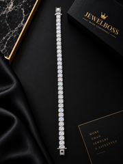 JEWELBOSS Moissanite Tennis Bracelet – Unisex