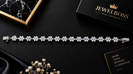 JEWELBOSS Moissanite Floral Tennis Bracelet – Women’s Collection