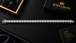 JEWELBOSS Moissanite round Bracelet – Unisex