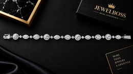 JEWELBOSS Moissanite Tennis Bracelet – Unisex