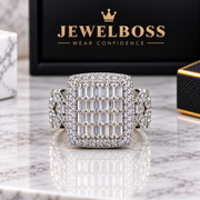 JEWELBOSS Men’s Baguette Grid Statement Ring – MEN'S COLLECTION