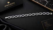 JEWELBOSS PaperClip Chain Tennis Bracelet – Men’s Collection
