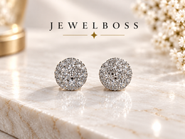 JEWELBOSS FULLY ICED MEN'S STUD