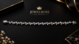 JEWELBOSS Floral Leaf Moissanite Bracelet –WOMEN'S COLLECTION